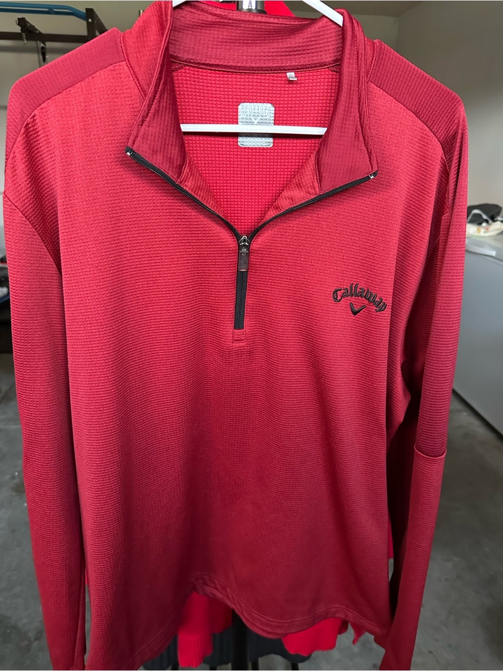 Callaway Men’s Red Half-Zip Golf Pullover